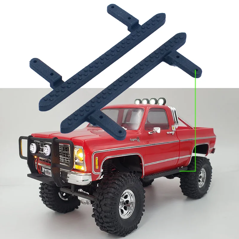 Pédale en plastique simulation TRX4M pour 1/18 RC inoler voiture Traxxas TRX4-M Chevrolet K10 mise à niveau accessoires 2 pièces