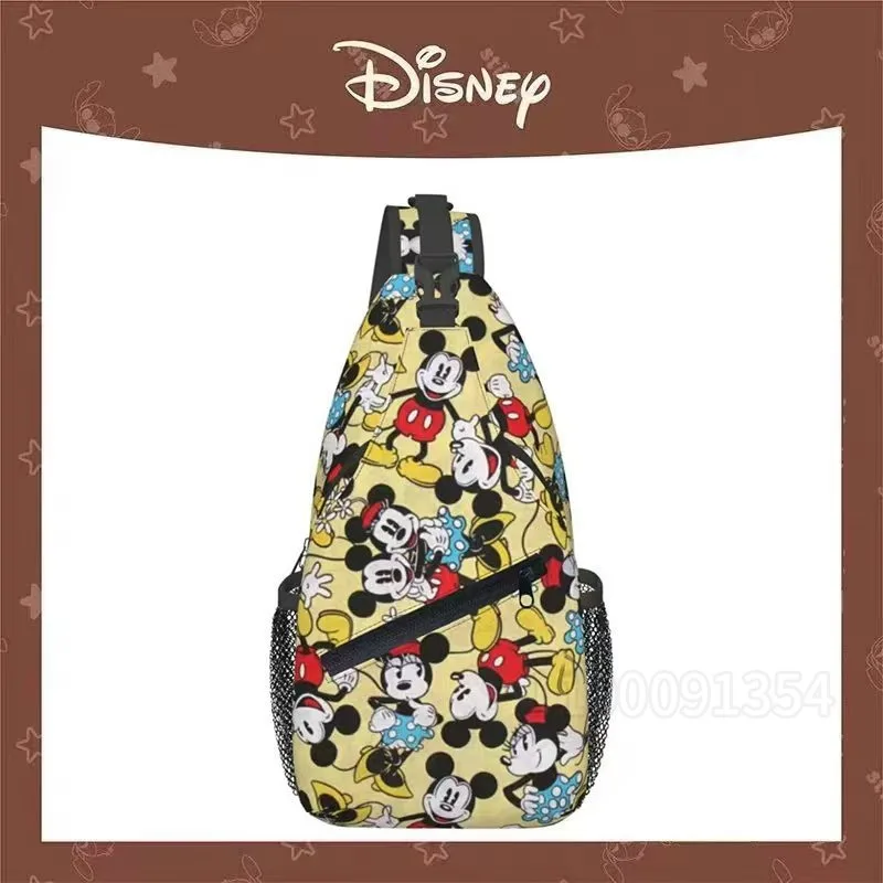 

Disney Mickey New Children's Chest Bag Large Capacity Fashionable Children's Crossbody Bag High Quality Casual Children's Bag