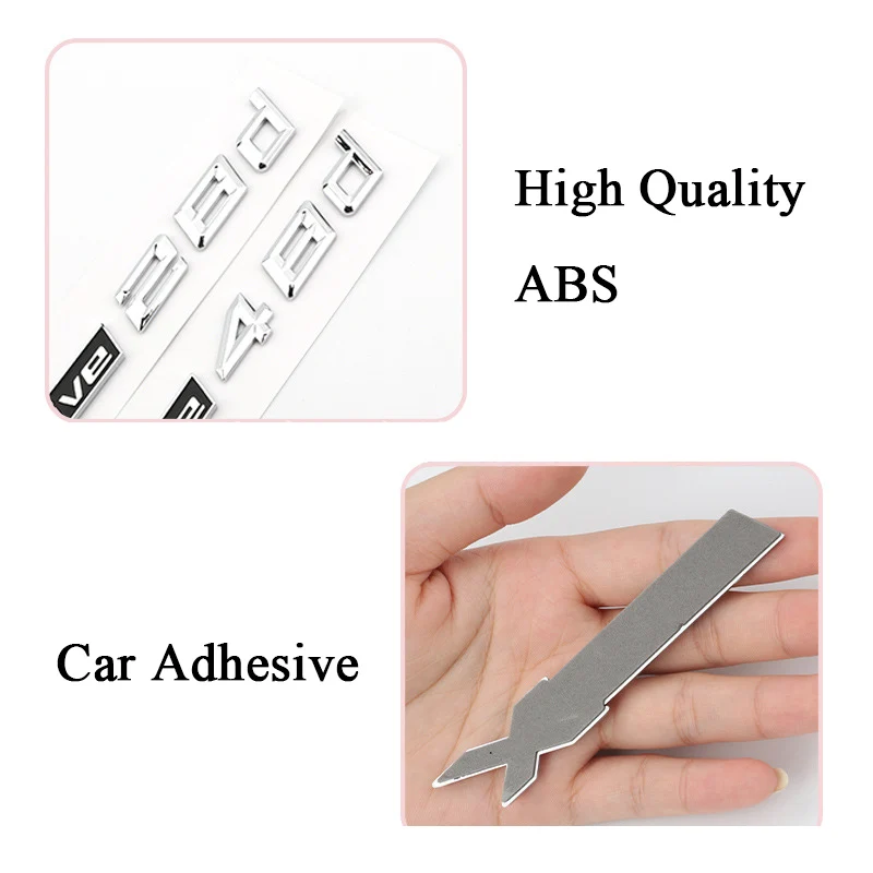 3d ABS Chrome Car Trunk Fender Badge Xdrive Emblem Logo Sticker For X1 X3 X4 X5 X6 X7 XDrive 20d 18d 30d 40d 50d Accessories