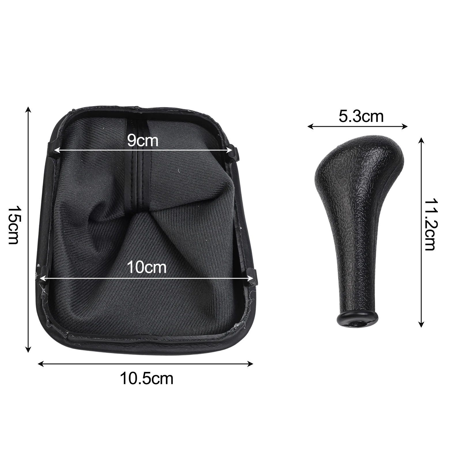 Automotive Gearshift Aesthetic Upgrade Luxury Car Upgrade Black Manual Gearshift Knob Transform Gearshift Area