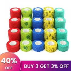 4 Size Kinesiology Tape Self Adhesive Bandage Athletic Recovery Roll Self Adherent Wrap Taping Muscle Pain Relief