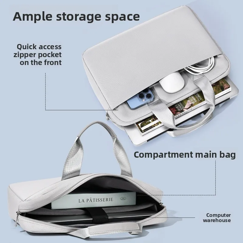حقيبة أعمال للرجال والنساء عبر الحدود حقيبة كمبيوتر محمول بسيطة جديدة ذات سعة كبيرة #1