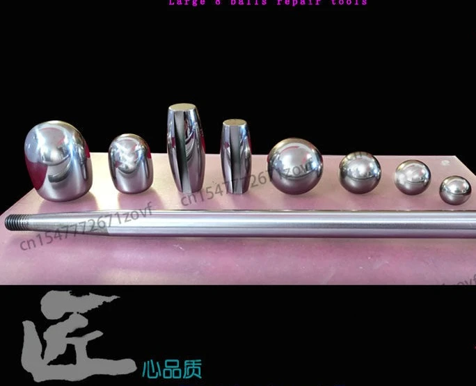 

Eight-ball wind instrument repair tool Large long rod 8-ball depression flat universal