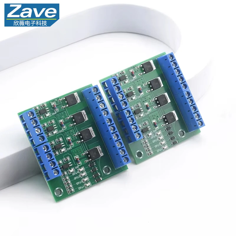 MOS FET 4 Channel Pulse Trigger Switch Controller Board PWM Optocoupler Opto-isolator Driver Board For Motor LED Light