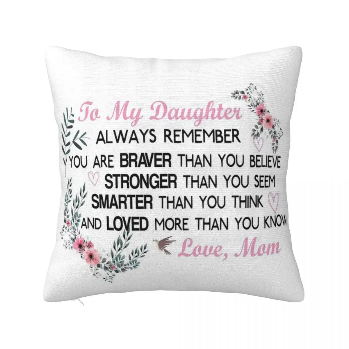 Gifts For Daughter From Mom Daughters Cushions Home Decor Items 45X45 Cushions Cover Pillow Case Pillow Cover