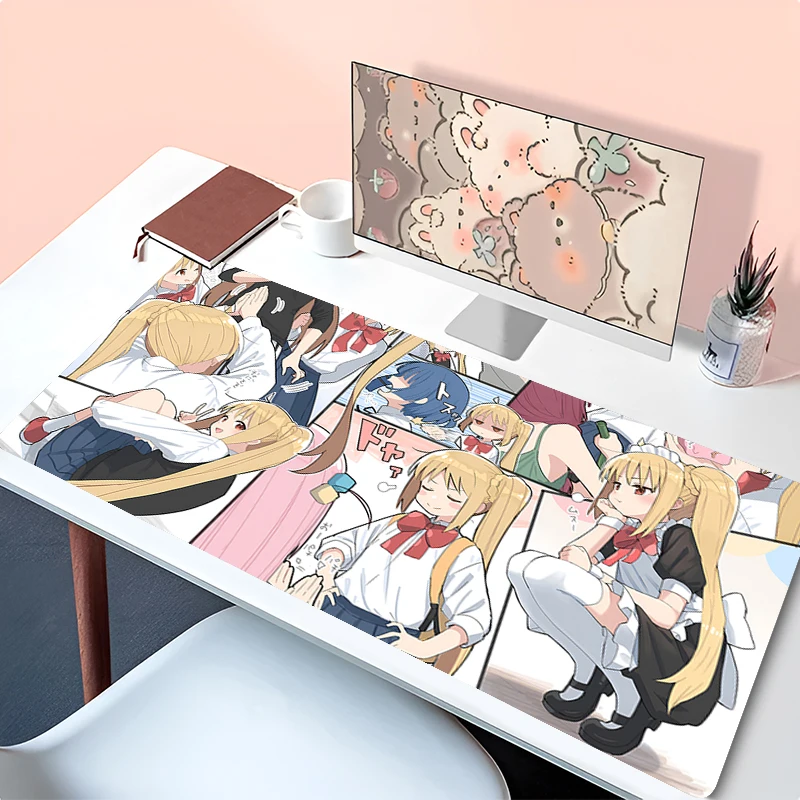 Mouse Pad Laptop Colorful Manga Kawaii Keyboard Pad PC B-bocchi the R-rock Anime Girl Mousepad Gaming Accessories Cute Desk Mat