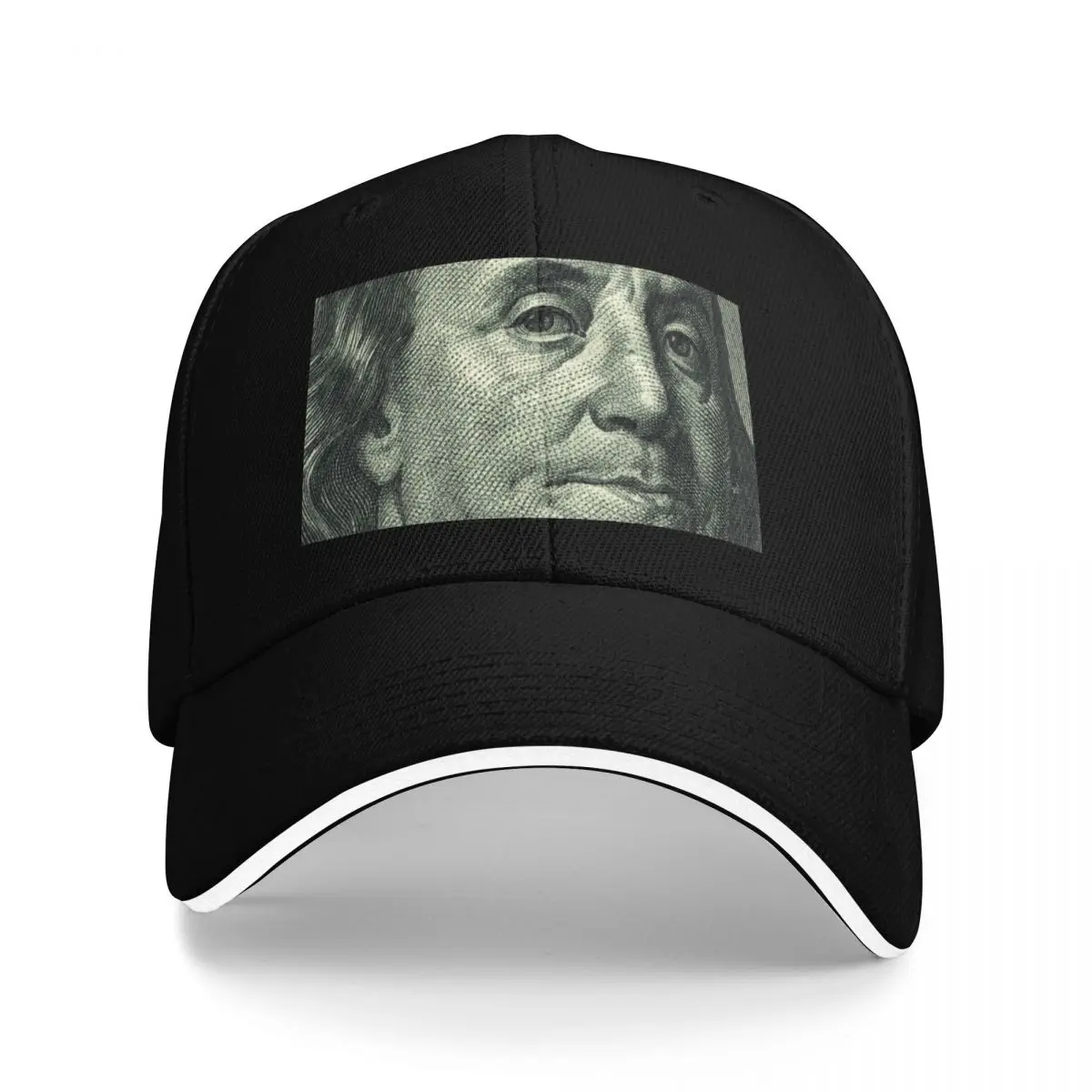 

Ben Franklin Hundred Dollar Bill Baseball Cap Uv Protection Solar Hat tea Hat Sunscreen Military Cap Man Boy Child Women's