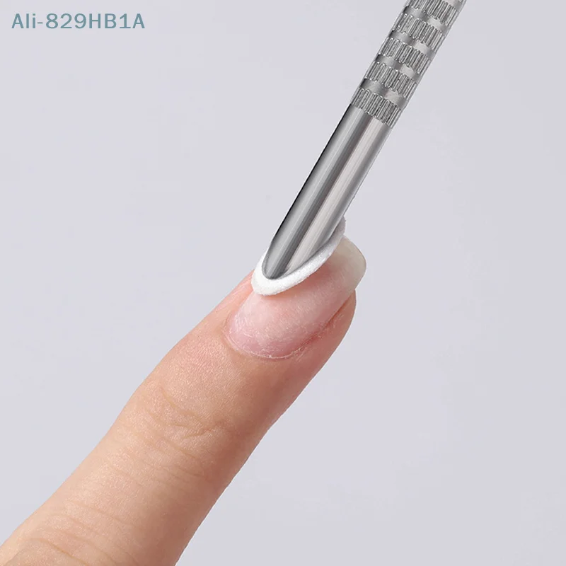 30Pcs 100/180G Nail Cuticle Pusher Self-adhesive Sand Flake Trimming Nails Pre Polishing Manicure Treatment Tool