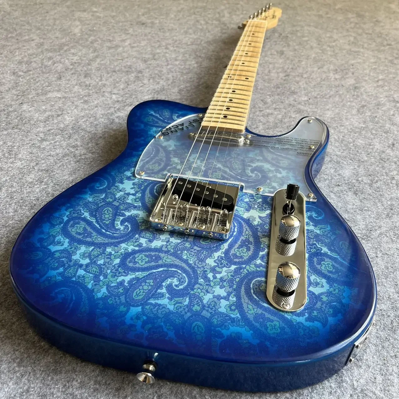 

2025 The High Quality Basswood Body Maple Neck Custom 6 String Guitars The Telecast-er Style Figure Guitar Electric Guitars Aa