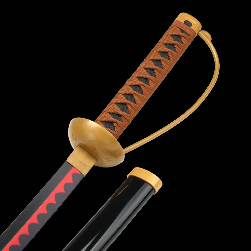 Accesorios de Cosplay espada de anime, espada de samurái japonés No Sharp, fiesta de disfraces espectáculo de anime, soporte y cinturón de espada gratis