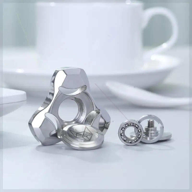 Alloy Mechanical Fidget Spinner with Smooth Spin, EDC Hand Toy for Stress Relief - Image 4