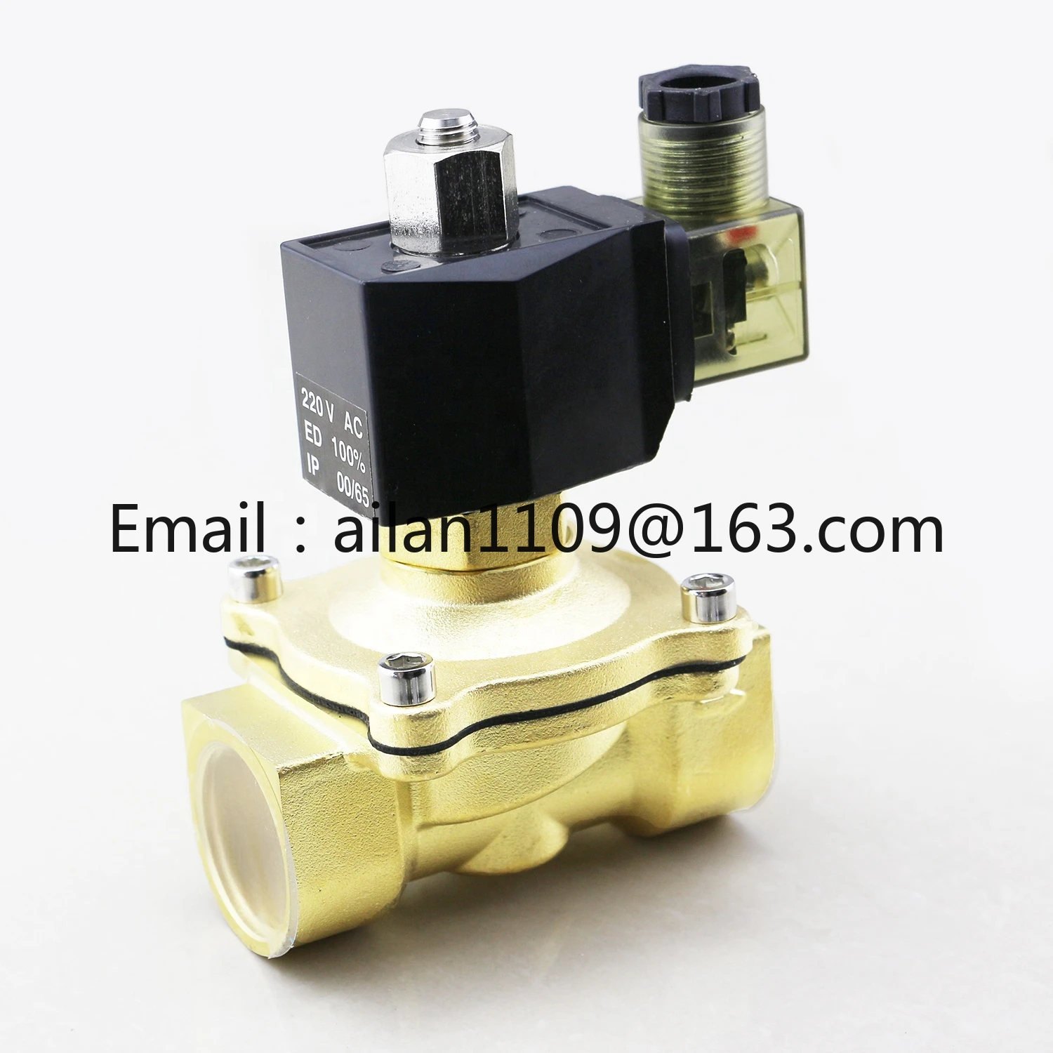 

2WK Series 1/2'' 3/4'' 1'' 1-1/4 1-1 AC220V 12V Normally Open Electric Water Valve Underwater Waterproof Brass Solenoid Valve