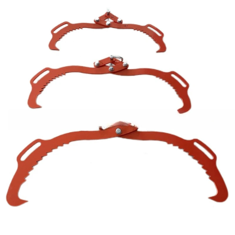 Wood clamping hook, grappling hook, hanging hook, wood lifting hook
