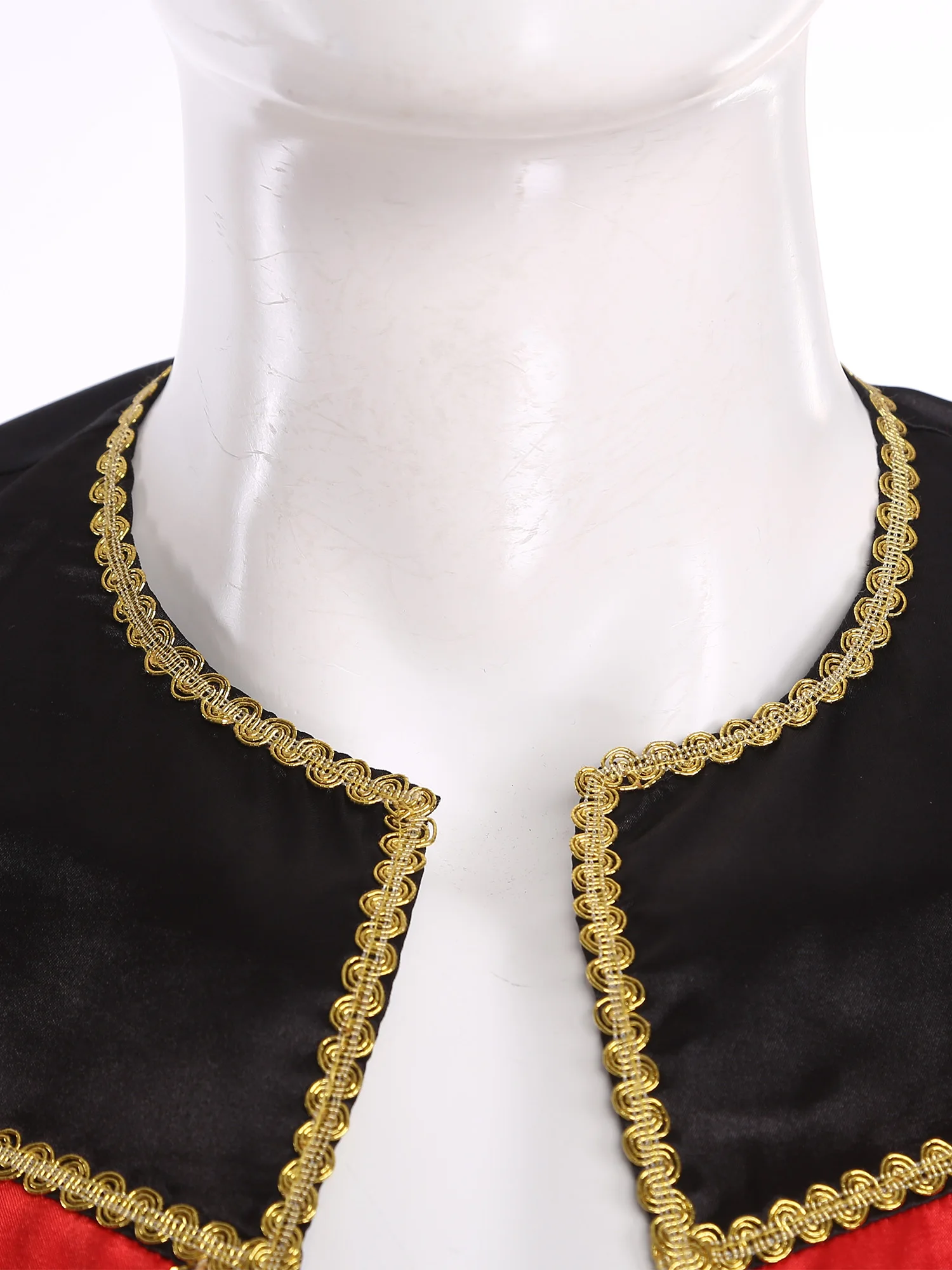 الرجال ماتادور تأثيري ازياء عيد الميلاد السيرك أداء الملابس معطف طويل الأكمام مفتوحة الجبهة الذهب جديلة تقليم شرابات سترة