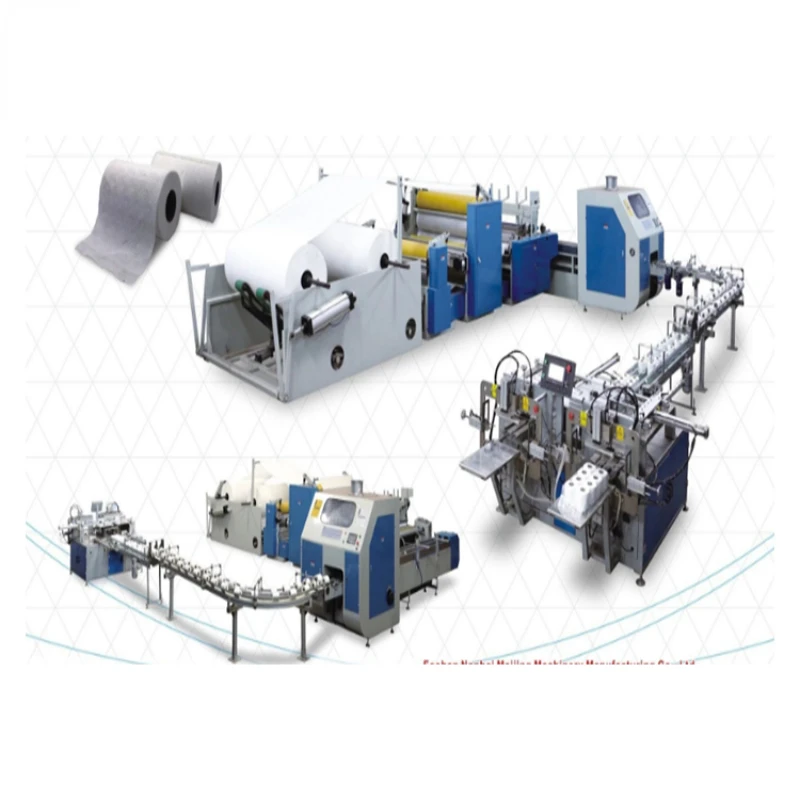 Toilet Paper Automatic Single Roll Packing Machine Household Tissue Paper Production 380V / 220V Optional