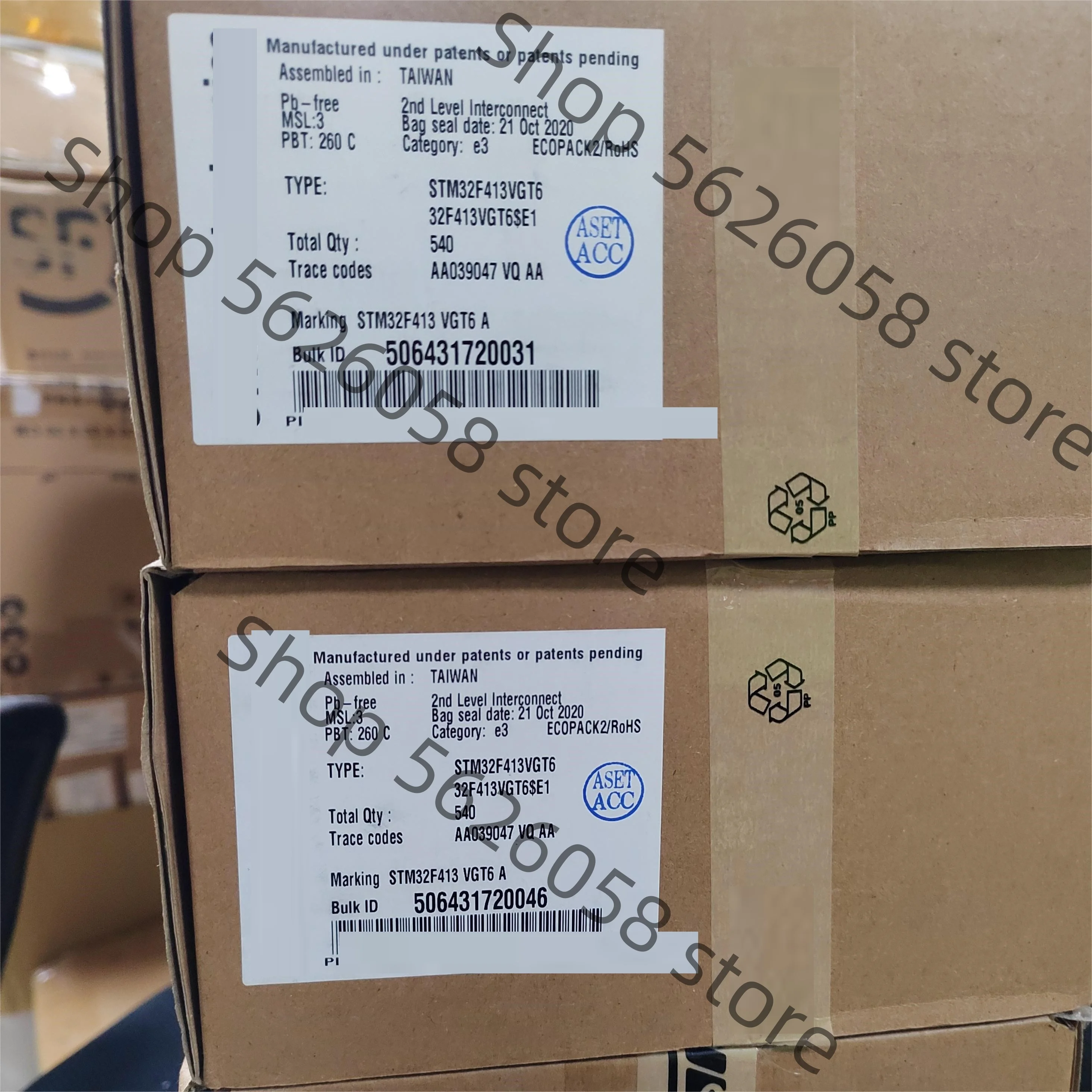 

STM32F413VGT6 ARM-M4 100MHz 1MB FLASH MCU SMT32F LQFP-100 2PCS/LOT