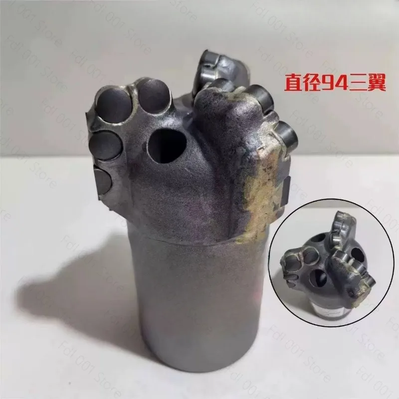 for PDC composite piece non-coring flat top circular arc roller drill bit coalfield exploration mine granite horizontal drilling