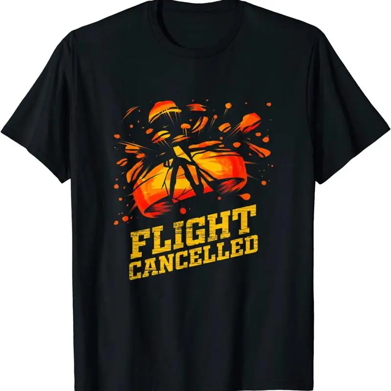 New Limited Skeet Shooting Flight Canceled Trap Clay Pigeon T Shirt