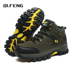 Trendy Classic Men Ankle Boots Wear Resisting Hiking Shoes Cow Suede Men Boot Comfortable Walking Sneaker For Man Tactical Shoes