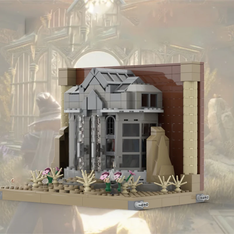 Wykwintny Nowy Produkt Klocki Konstrukcyjne MOC Magiczna Scena Filmowa Model Architektoniczny Technologiczny Modułowy Zabawka dla Dzieci Prezent Zestaw DIY