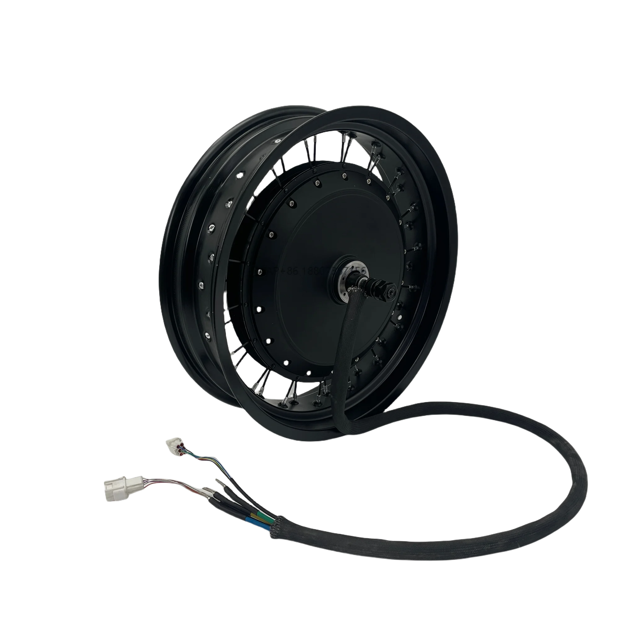 

Most Powerful Fastest 48-72V 5000-8000W QS273 Hub Motor 17x4.25" Electric Motorcycle Rear Wheel Ebike Rear Wheel ONLY