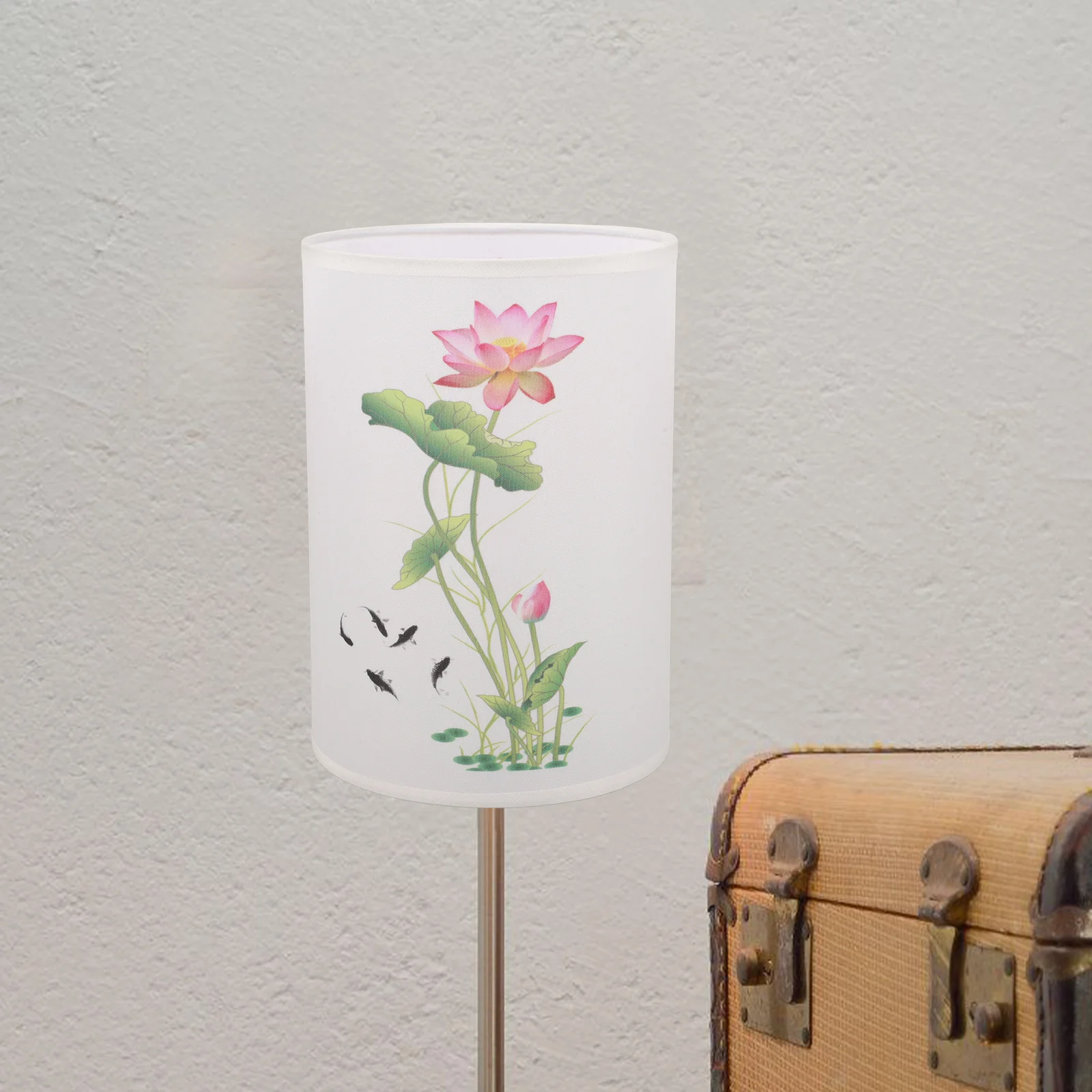 

Modern Fabric Cloth Light Shade for Bedside Desk Lamp Harp Fitter Lamps Shade For Bedside Lamp USB Small Shades Replacement