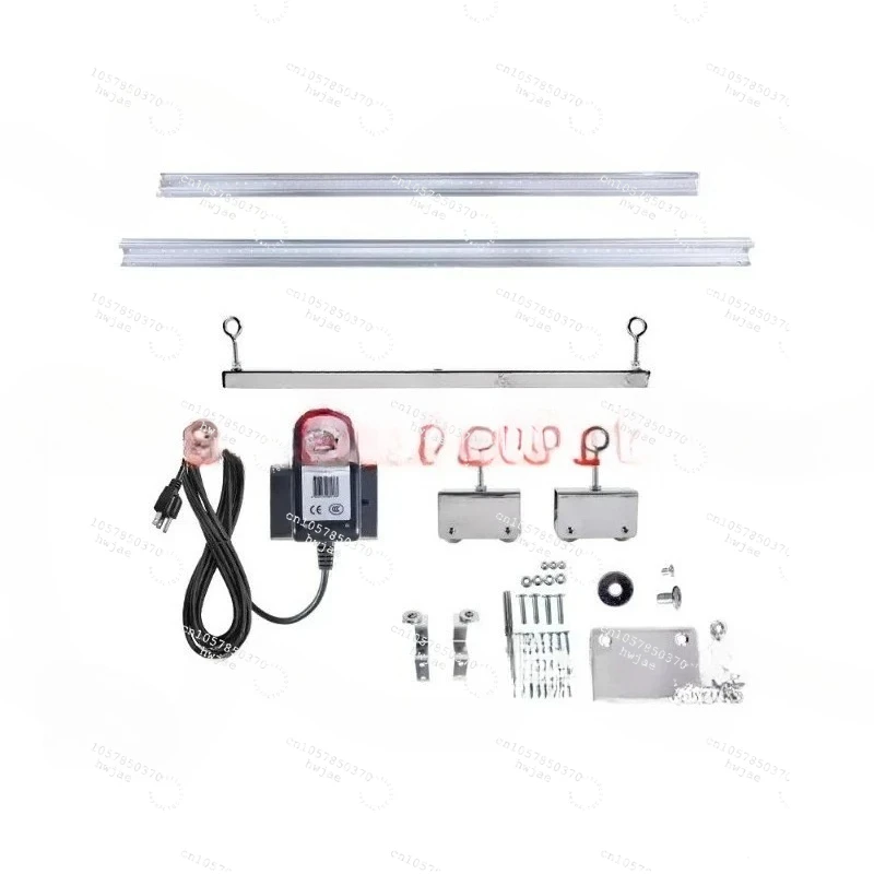 7ft Adjustable Grow Light Mover Rail Hydroponic System Kit For planting