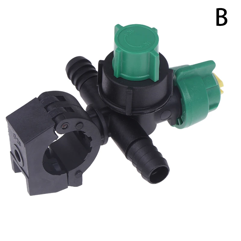 1Pc For Agriculture Tubing Garden Irrigation External Thread Agricultural Sprayer Fan Shaped Spraying Adjustable Nozzle