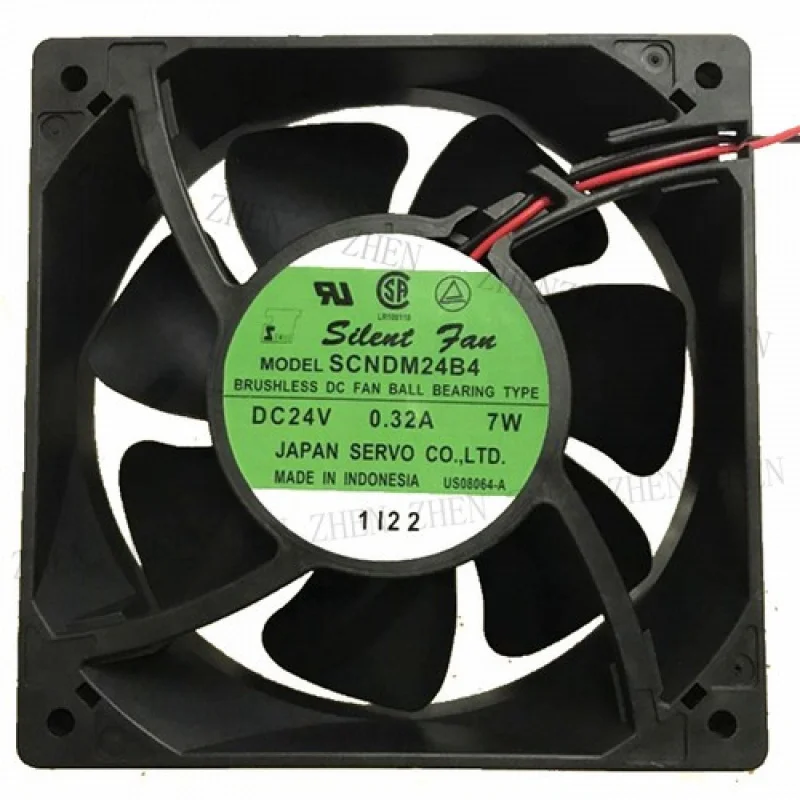 

Y Y 1pc New for SERVO SCNDM24B4 24V 0.32A 7W 2-Wire cooling fan # QW.