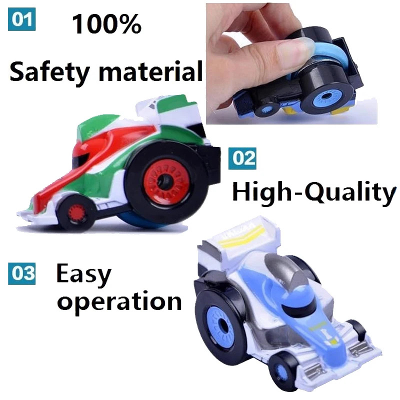 Alloy Kids Racing Car Pull Rod Spiral Sport Car Boys Inertia Rally Game Toy Funny Children Toy