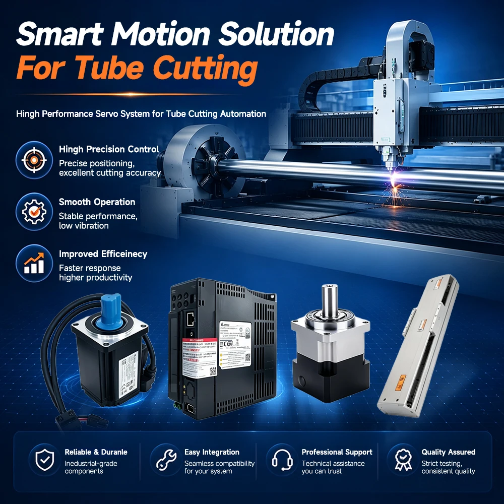 High Torque 750W 1kW AC Servo Motor And Driver Kit For Laser Welding Machine Delta Equivalent Performance