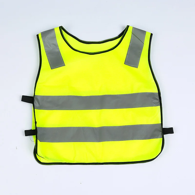 Kids Safety Vest High Visability Jacket for School Children Sanitation Worker Fitness Equipment Accessories