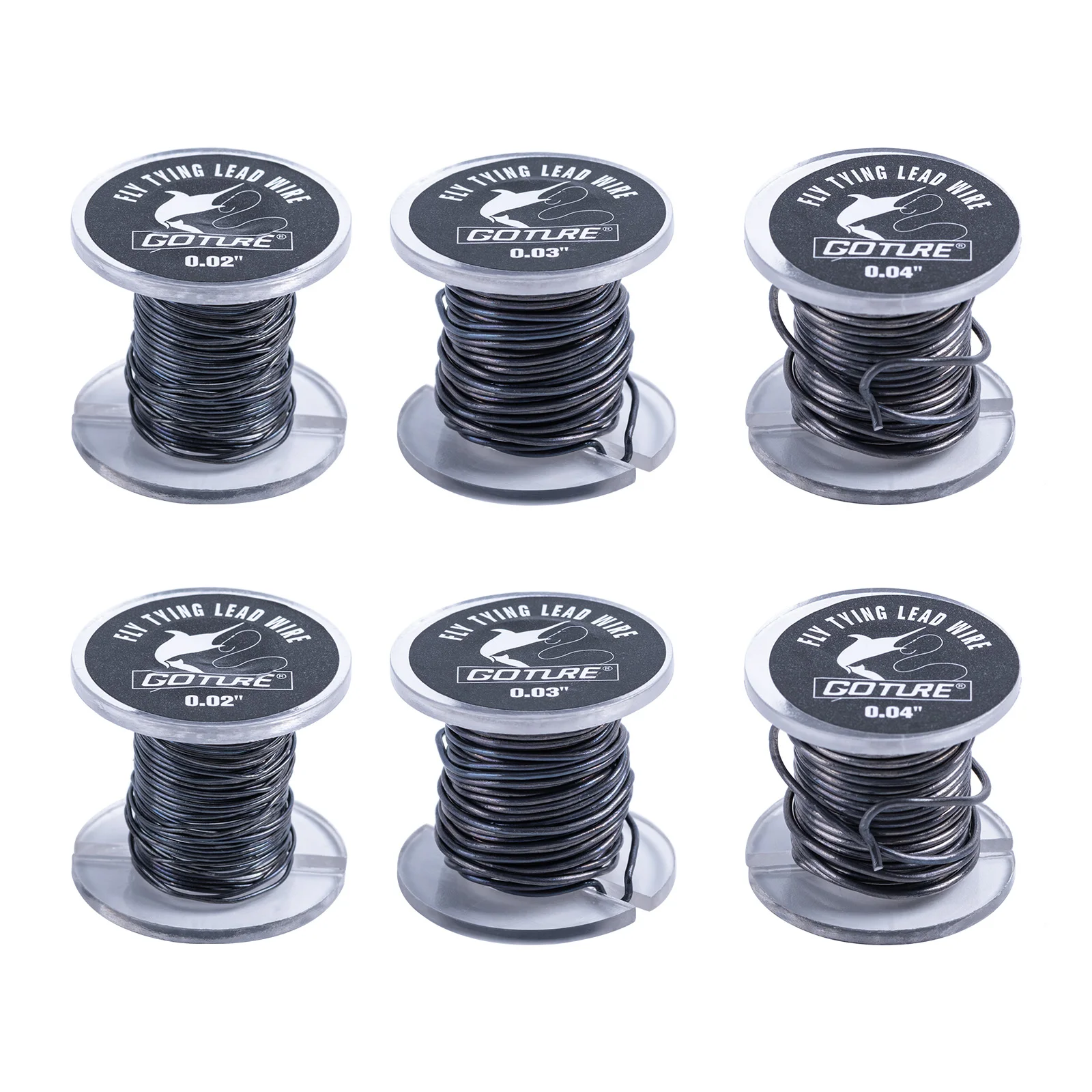 

Goture 6pcs/lot 0.5mm 0.8mm 1mm Fly Fishing Tying Weighted Body Wire for Saltwater Streamer Pike Bass Flies Jig Hook Lure Tool