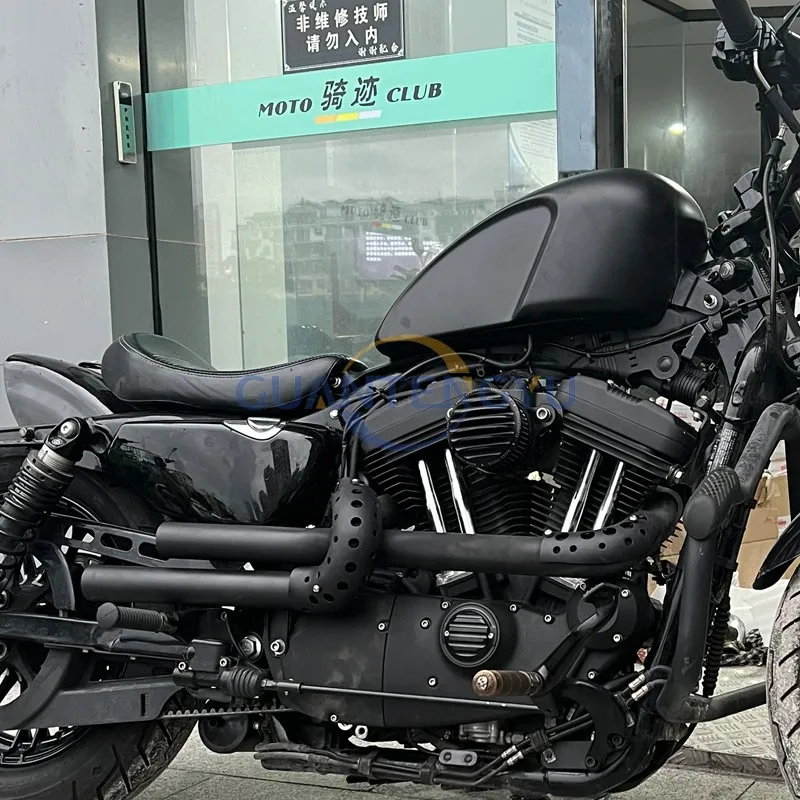 

For Harley Tough Guy XL883 1200 X48 72 Modified Double Layer Retro Exhaust with