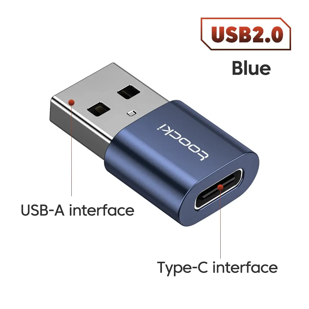 Toocki Otg Usb 3.0 Naar Type C Adapter Micro Naar Type C Mannelijk Naar Usb 2.0 Vrouwelijke Converter Voor Macbook Xiaomi Samsung Otg Connector