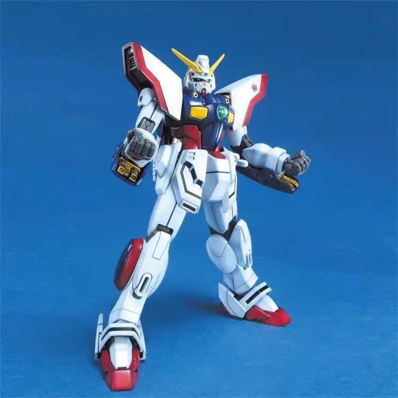 Bandai Genuine Gundam Modelo Kit, Gunpla Anime Ação Figura Brinquedos, Coleção Mg Gf13-017Nj Shining