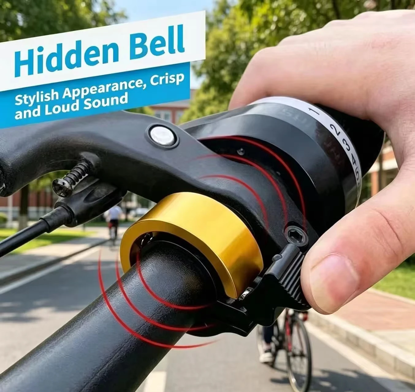 กระดิ่งจักรยานเสียงดัง รุ่นฮิต - Bell Handlebar Ring บทวิจารณ์และราคา
