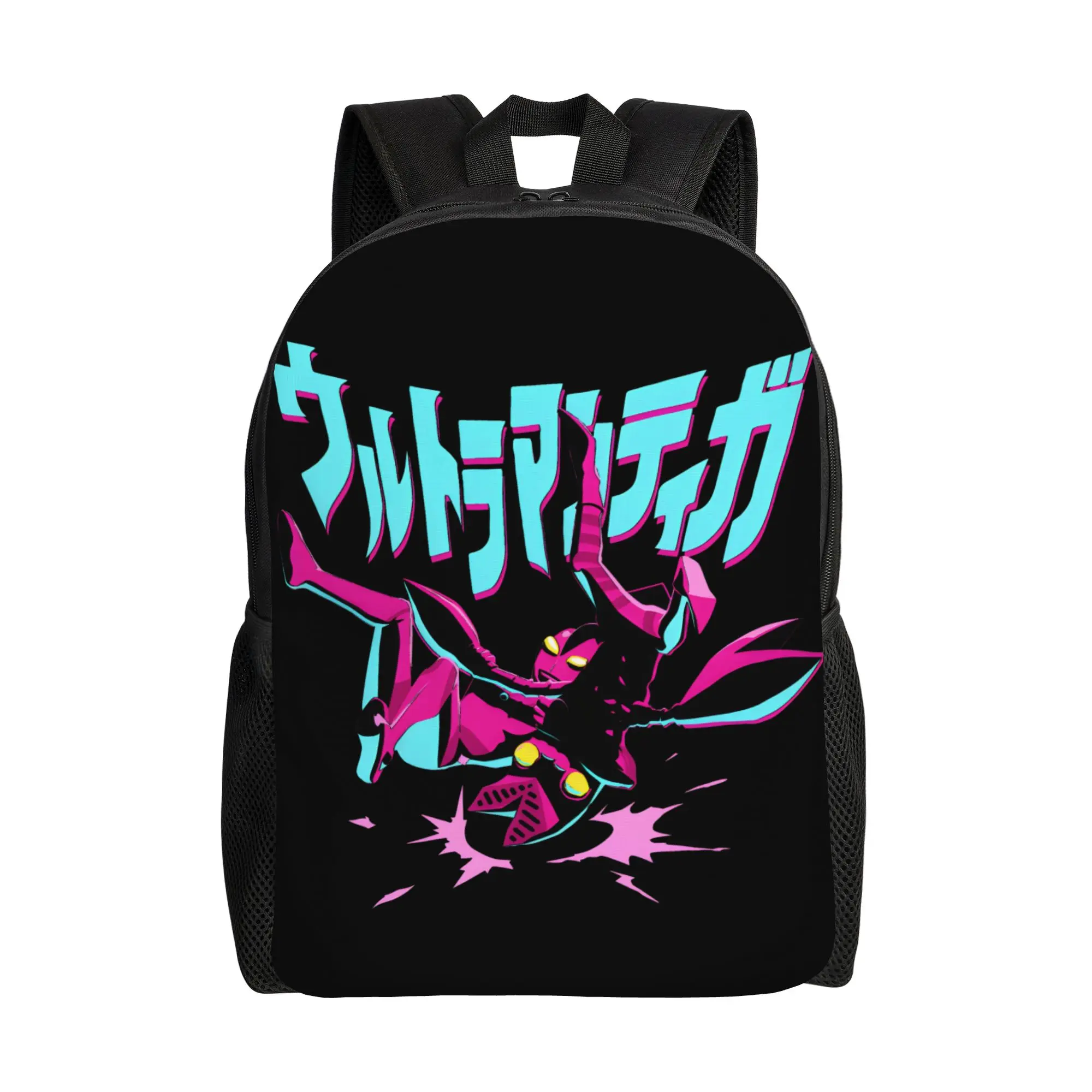 Ultramans Backpack  Women Polyester University Backpacks Soft Kawaii High School Bags Rucksack