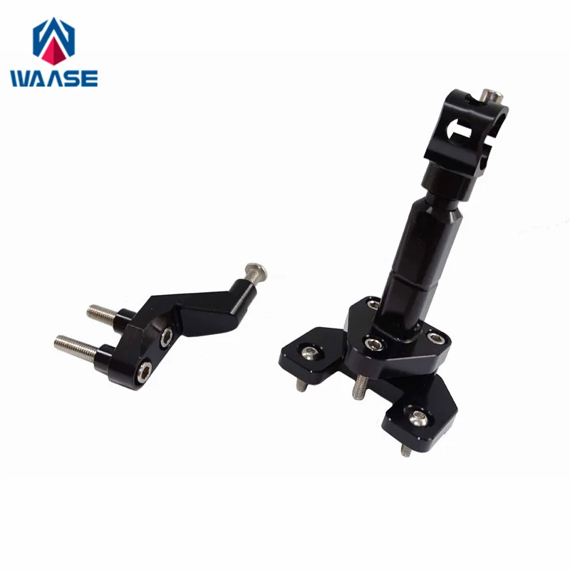 

Waase для Yamaha YZF R3 R25 2014 2015 2016 2017 2018 2019 2021 стабилизатор рулевого управления Комплект крепежных зажимов демпфера