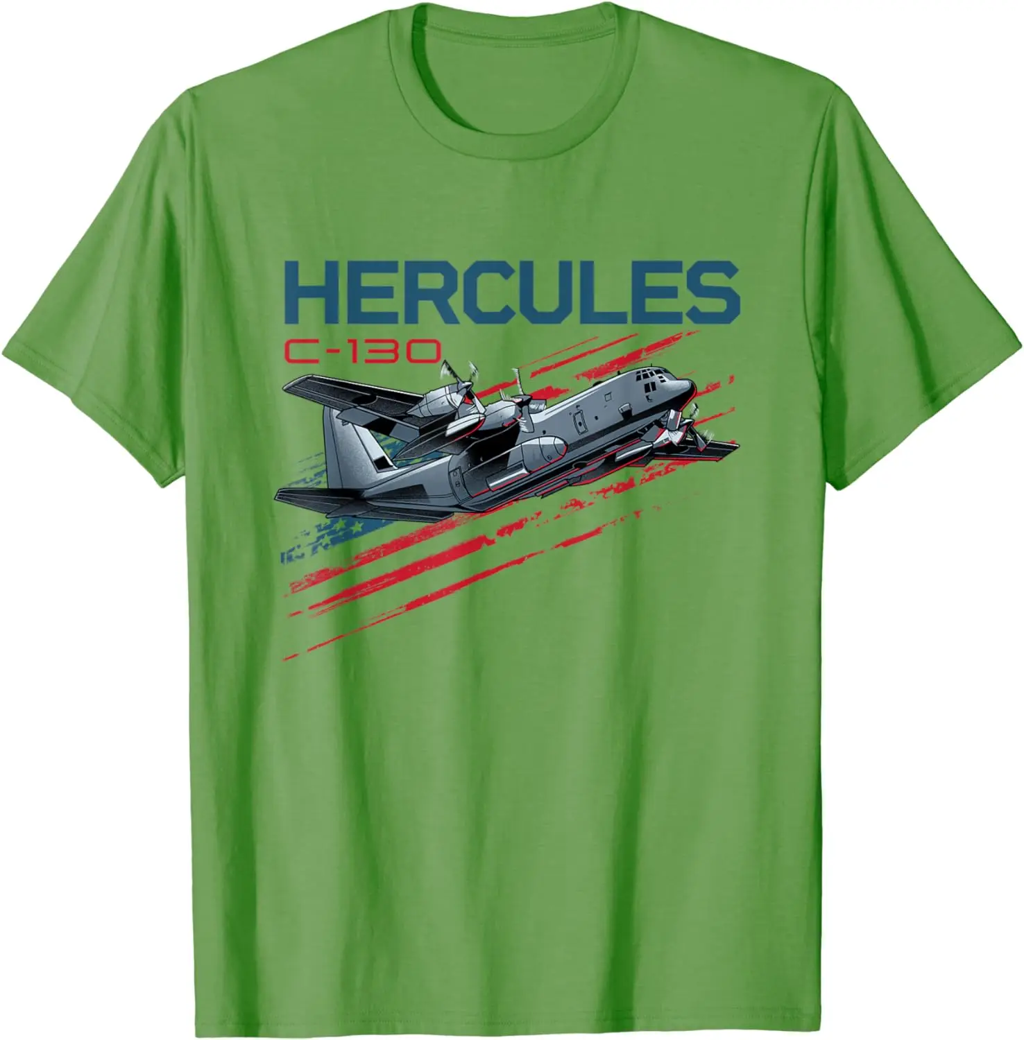 C-130 Hercules Military Cargo Airplane T-Shirt 100% Cotton O-Neck Summer Short Sleeve Casual Mens T-shirt Size S-3XL