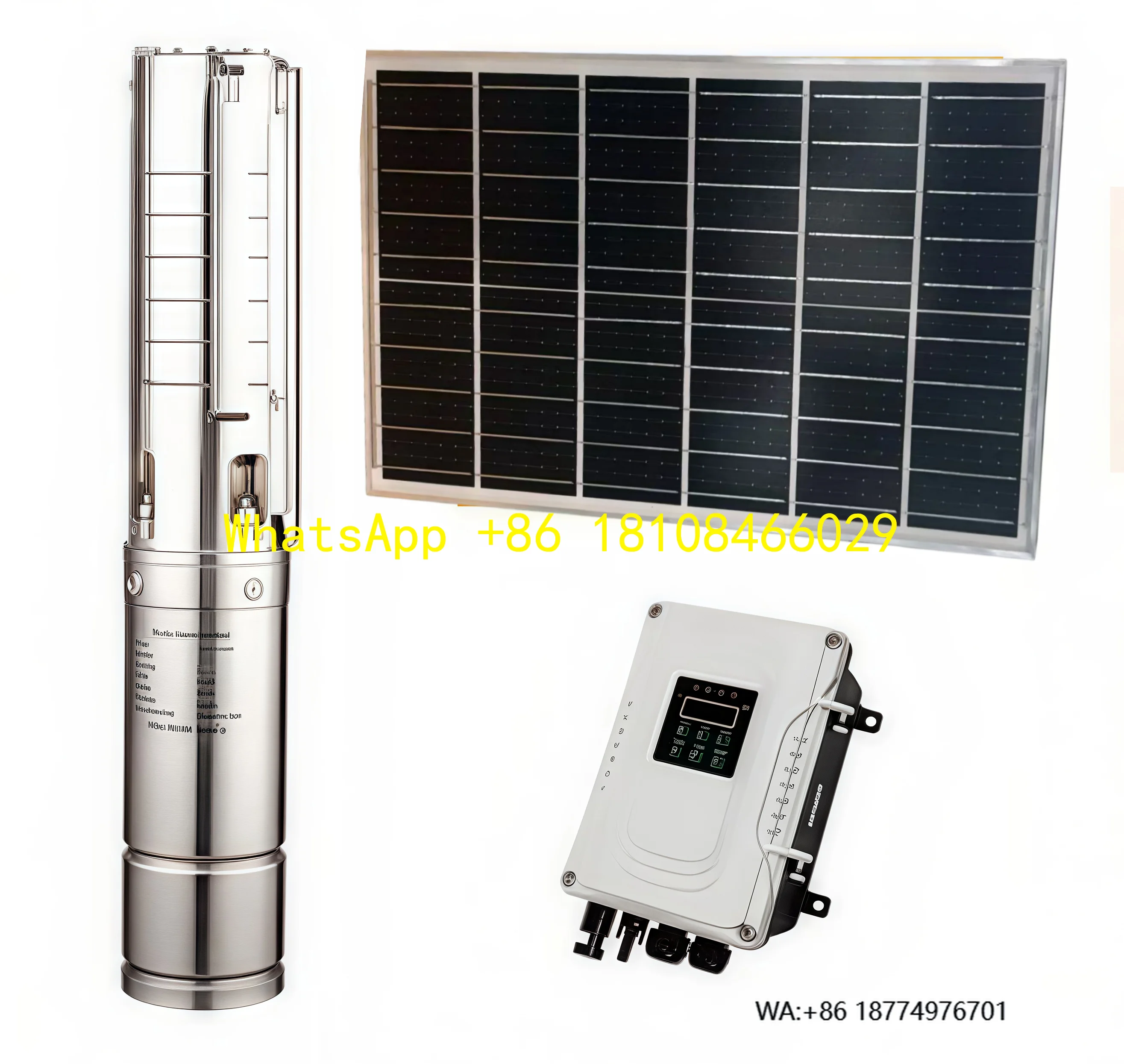 

Водяной насос на солнечной энергии. Погружной водяной насос на солнечной энергии для спринклерного орошения. Полив сельскохозяйственных веществ.