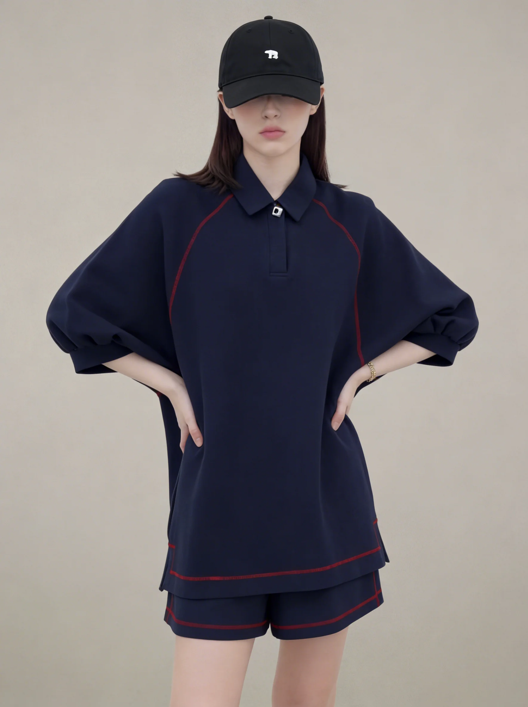 

Loose Fit Shirt And Shorts Set Women's Casual Style High Waist Pants Comfortable Breathable Spring Summer Outfit