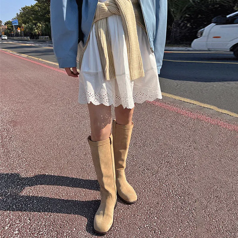 Chic High Waist Lace Hollow out A-Line  Skirt ort Skirt Sweet Youthful Slimming Splice Spring Season Women's Faion