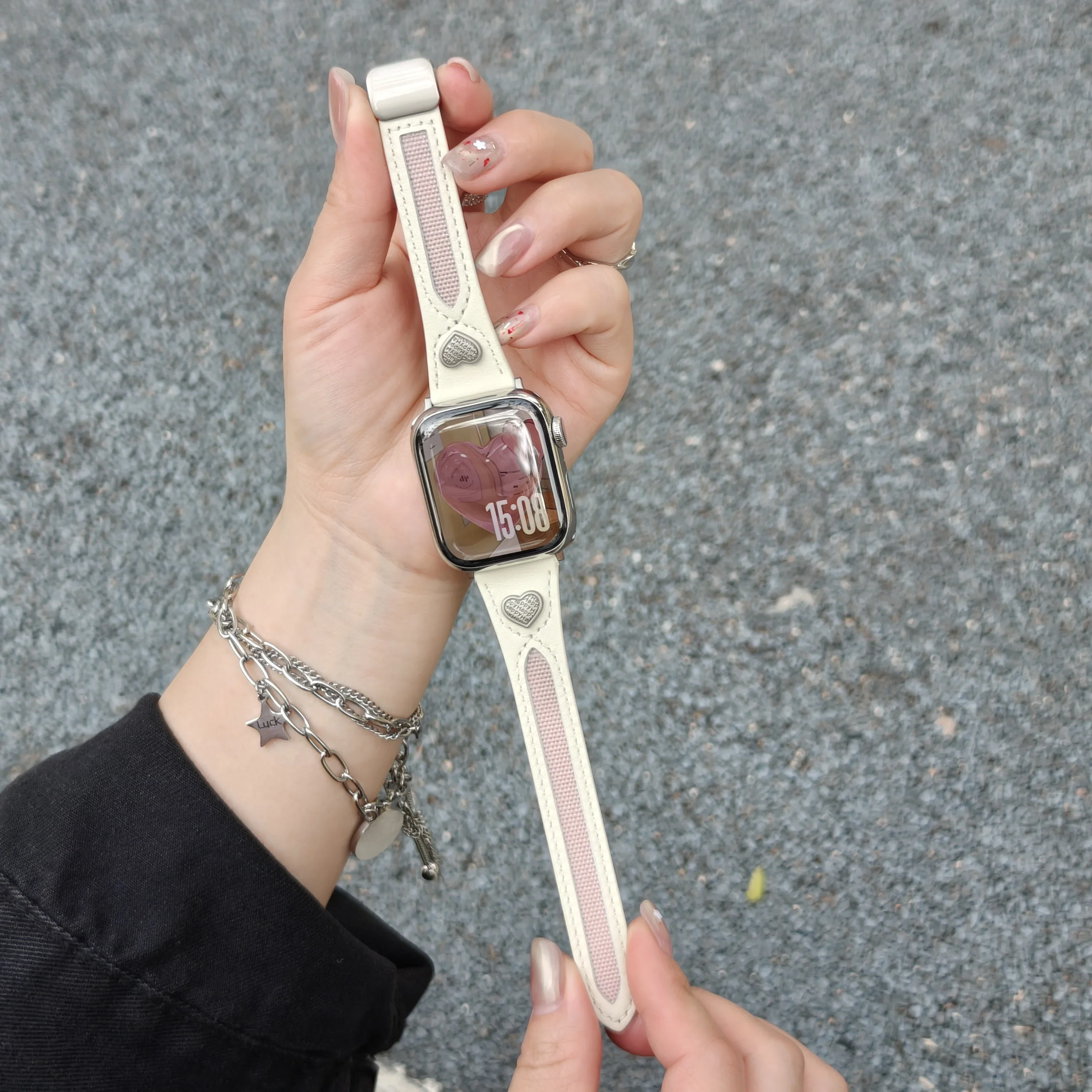 For Apple Watch ultra49mm 46 45 44 42 41mm 40 38mm Business Leather Magnetic Sports Outdoor Strap Series 10 9 8 7 6 5 4 3 2 1 SE