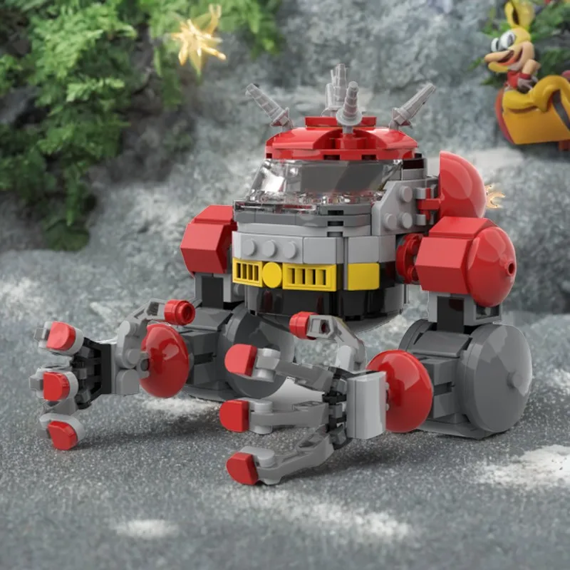 

276 шт. Sonicses the Hedgehog Big Arms BOSS модель Knuckles Battle Scene Moc DIY образование строительные блоки классическая игровая игрушка