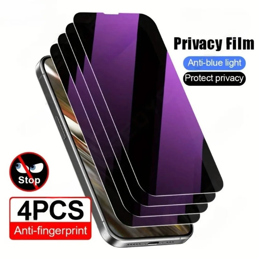 

Privacy Anti-Blue Tempered Screen Protector for iPhone 17 16 15 14 13 12 11 Pro Max 17Air Glass Film Screen Guard ﻿ ﻿