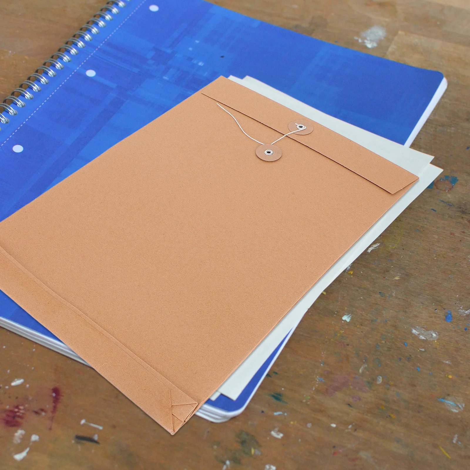 25 Pcs Document Carrier File Folder Bag Paper Organizer Envelope Kraft Portfolio