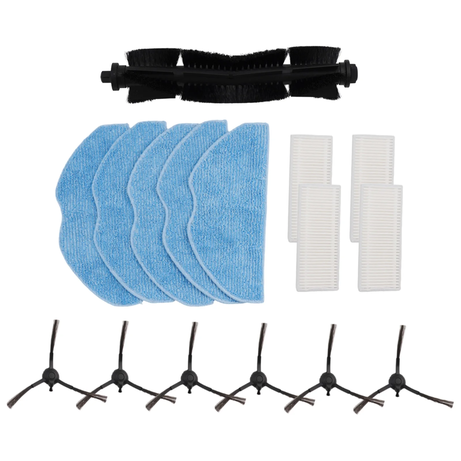 ティファール-xplorer-シリーズ-75-s-rg8597w-用のメインサイドブラシフィルターモップクロスキットで、効率的に汚れやゴミを除去します。
