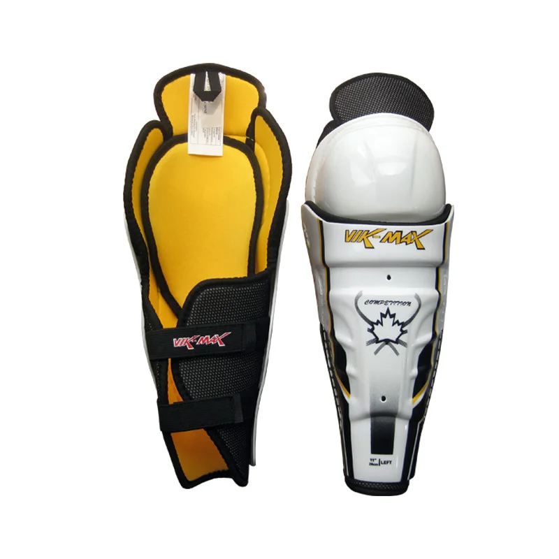 2026/Most Popular VIK-MAX/Customized Hockey Shin Guards HD Foam Protective Wear Leg Pads YTH/Junior