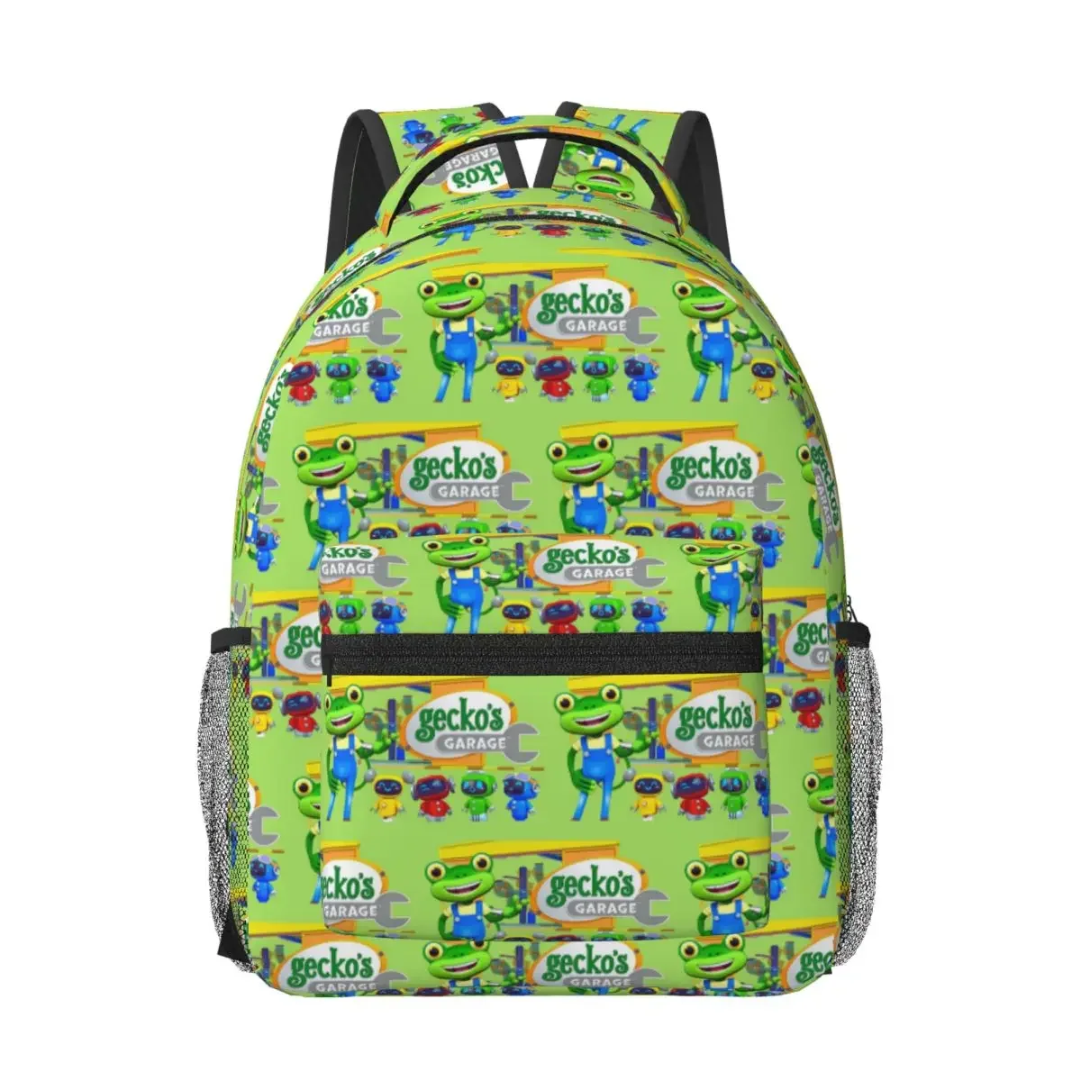 

Geckos Garage Kids Woman Backpacks Boys Girls Bookbag Casual Students School Bags Portability Travel Rucksack Shoulder Bag